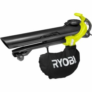 Aspirador - Soplador - Triturador Ryobi RBV3000CESV/ 3000W/ Aspiración 16 m³/min/ Trituración 16:1