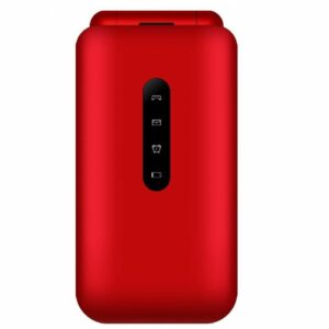 Teléfono Móvil Telefunken S740 para Personas Mayores/ Rojo