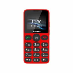 Teléfono Móvil Telefunken S415 para Personas Mayores/ Rojo