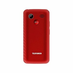 Teléfono Móvil Telefunken S415 para Personas Mayores/ Rojo