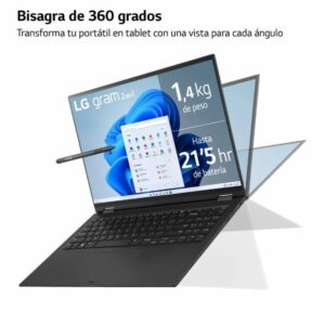 Portátil LG Gram 16T90R-G.AA75B Intel Core i7-1360P 16GB 512 16" Táctil Win11