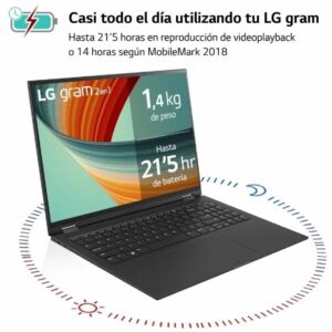 Portátil LG Gram 16T90R-G.AA75B Intel Core i7-1360P 16GB 512 16" Táctil Win11