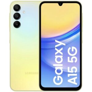 Telefono Móvil smartphone Samsung Galaxy A15 4GB 128GB 6.5" 5G Amarillo