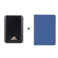 Kit Rivacase VA2405 Batería portátil 5.000 mAh + 3217 Funda tablet azul 10.1"