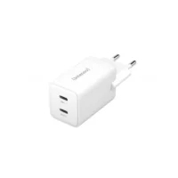 Intenso | Cargador pared GaN W40CC 2xUSB-C|blanco