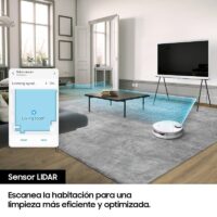 Robot Aspirador Samsung VR30T80313WWA Autonomía 1.5h control por WiFi Blanco,Samsung VR30T80313WWA,VR30T80313WWA,VR30T80313W/WA,8806092260047