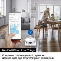 Robot Aspirador Samsung VR30T80313WWA Autonomía 1.5h control por WiFi Blanco,Samsung VR30T80313WWA,VR30T80313WWA,VR30T80313W/WA,8806092260047