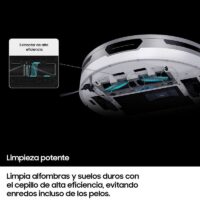 Robot Aspirador Samsung VR30T80313WWA Autonomía 1.5h control por WiFi Blanco,Samsung VR30T80313WWA,VR30T80313WWA,VR30T80313W/WA,8806092260047