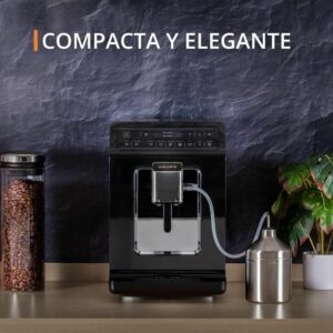 Cafetera Expreso Krups Evidence EA891810/ 1450W/ 15 Bares/ Negra