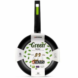 Sartén Monix Green M481228/ Ø28cm/ Aluminio forjado/ Apta para Inducción