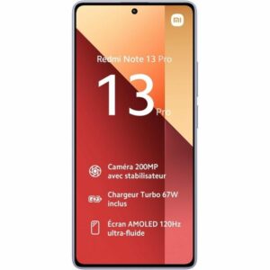 Telefono Móvil Smartphone Xiaomi Redmi Note 13 Pro NFC 8GB 256GB 6.67" Purpura,MZB0G7UEU,6941812762844,Note 13 Pro NFC