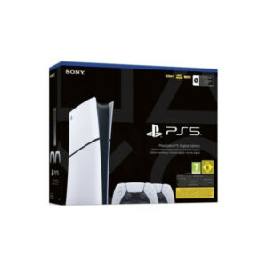 Consola Sony PS5 SLIM Digital + 2 Mandos DUALSENSE Blancos