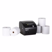 kit impresora térmica tp easy 80mm usb + 5 rollos