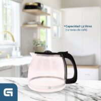 Cafetera de Goteo Grunkel CAF-B Aroma 12 Tazas Blanca,CAF-B,8426156015866