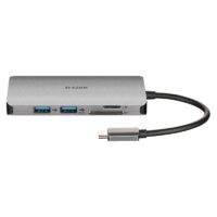 Docking USB Tipo-C D-Link DUB-M610 2xUSB/ 1xUSB Tipo-C PD/ 1xThunderbolt 3/ 1xHDMI/ 1xLector Tarjetas SD