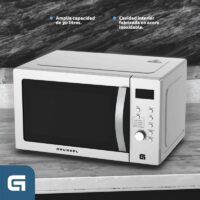 Microondas Grunkel MWG-30SS 1000W Capacidad 30L Función Grill Blanco,MWG-30SS,8426156013404