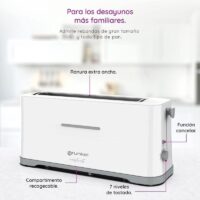 Tostador Grunkel TS-40 EasyToast 980W Blanco,TS-40,8426156017518