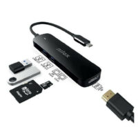 Nilox NXDSUSBC05 Dock Type Hub Adaptador USB-C 5 en 1