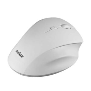 Nilox Ratón Wireless 3200 DPI, 2.4G, Blanco