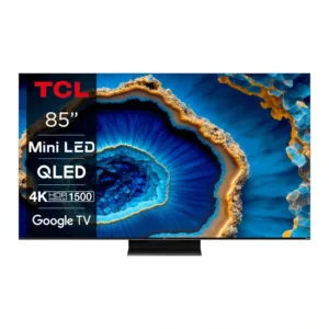 televisor tcl 85c805 tv 85"uhd miniled qled googletv 144hz