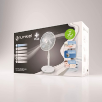 ventilador de pie grunkel fan 14silence plus 28w 5 aspas 45cm 12 velocidades