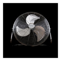 ventilador de suelo industrial grunkel met h18industrial 90w 3 aspas 45cm 3 velocidades