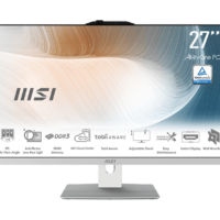 pc todo en uno msi am272p 844es i7 1255u 16gb 512gb dos 27" blanco