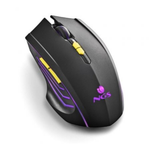 ratón gaming inalámbrico ngs gmx 200 batería recargable hasta 3200 dpi