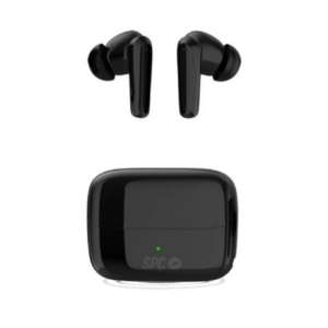 auriculares bluetooth spc ether 2 pro con estuche de carga autonomía 6.5h negros