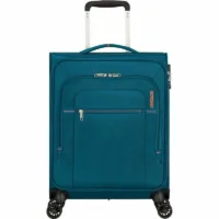 Maleta de Cabina American Tourister Crosstrack Spinner 55cm 55x40x20cm Marino y Naranja