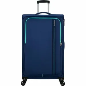 Maleta de Cabina American Tourister Sea Seeker Spinner 80cm 80x47.5x28.5cm 4 Ruedas Marino Combate