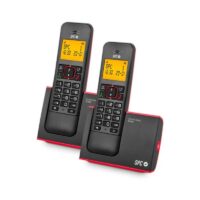 SPC Blade 7292RC2 Pack DUO Teléfono Inalámbrico Rojo y Negro