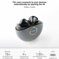 tooq auriculares inalamb + microfono "snail"