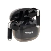 Auriculares Bluetooth TooQ Onyx TQBWH-0054B con estuche de carga Autonomía 4h Negros