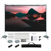 iggual pack proyector mp1080 pantalla 120" exterio