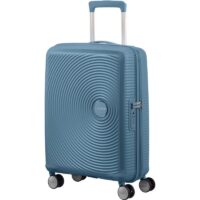 Maleta de Cabina American Tourister SoundBox Spinner 55cm/ 55x40x20cm/ 4 Ruedas/ Azul Piedra,SoundBox Spinner,Maleta de Cabina American Tourister,5400520102904,88472-E612