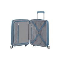 Maleta de Cabina American Tourister SoundBox Spinner 55cm/ 55x40x20cm/ 4 Ruedas/ Azul Piedra,SoundBox Spinner,Maleta de Cabina American Tourister,5400520102904,88472-E612