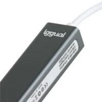 iggual Hub USB-A 3 puertos USB 3.0 + RJ45 Gigabit,IGG319260,8435364319260,iggual Hub USB-A,3 puertos USB 3.0,USB 3.0 + RJ45 Gigabit