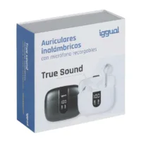 iggual Auriculares inalámbricos True Sound TWS Bluetooth negro,TWS,IGG319345,8435364319345,True Sound