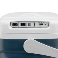 nevera eléctrica portátil orbegozo nv 5000 25l blanca y azul