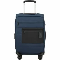 Maleta de Cabina Samsonite Vaycay Spinner Expansible 55cm/ 55x35x25cm 4 Ruedas Azul Marino