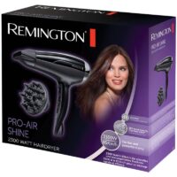 Secador Remington Pro-Air Shine 2300W Iónico Negro,Secador Remington Pro-Air Shine,Remington Pro-Air Shine,Pro-Air Shine,Iónico Negro,D5215,4008496791057