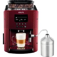 Cafetera Expreso Krups Essential Digital 1450W 15 Bares Roja