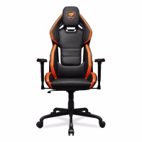 cougar silla gaming hotrod naranja