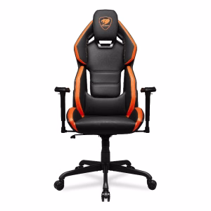 cougar silla gaming hotrod naranja