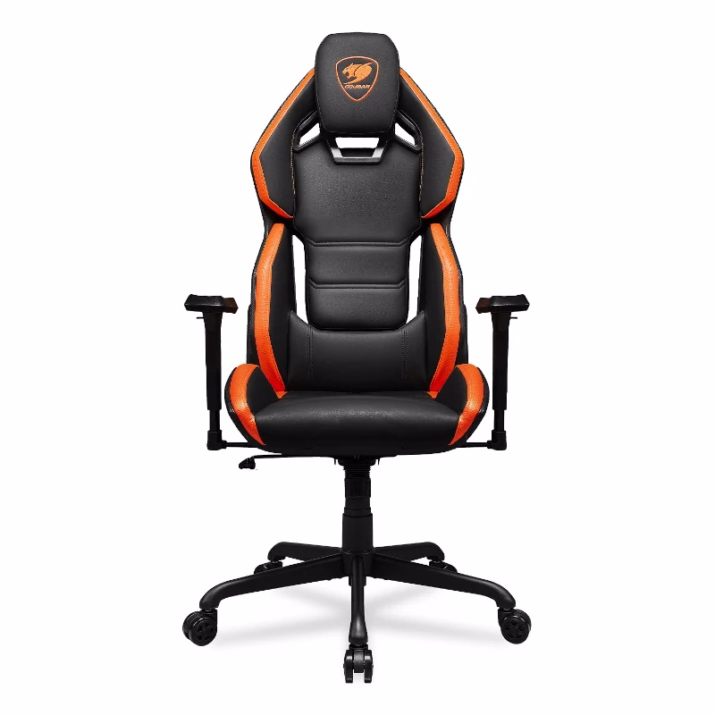 cougar silla gaming hotrod naranja