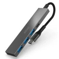 Nilox Hub Usb c 3xUSB-A Y 1xUSB-C Gris