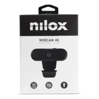 Nilox Webcam 4k,NXWCA02 Enfoque Auto Negro,NXWCA02,8054320844327