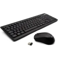 nilox teclado+raton nxkmwe0001 inalambrico negro