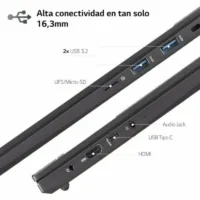 Portátil LG Ultra 16UD70R-G.AX76B Ryzen 7 7730U 16GB 512GB 16" Sin.Sis.Op,16UD70R-G.AX76B,LG Ultra 16UD70R-G.AX76B,8806096252598